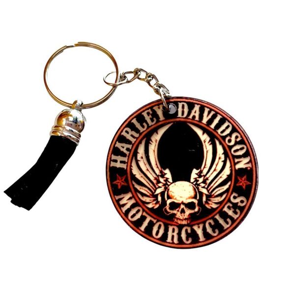 Handmade Harley Davidson Keychain - Picture 1 of 1
